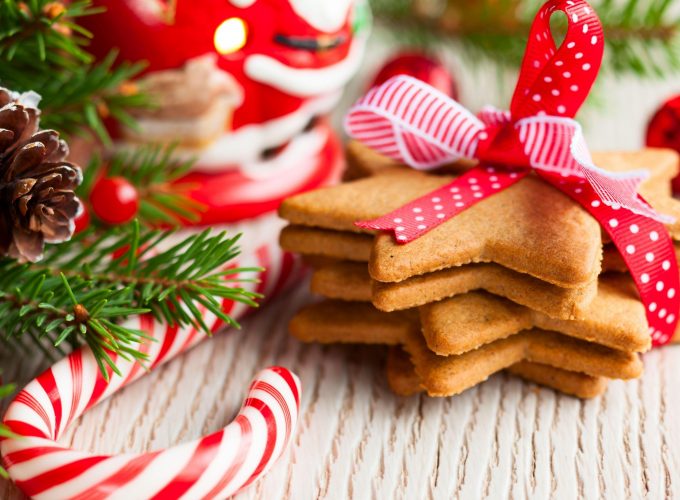 Wallpaper Christmas, New Year, cookies, candy, 5k, Holidays 306044462